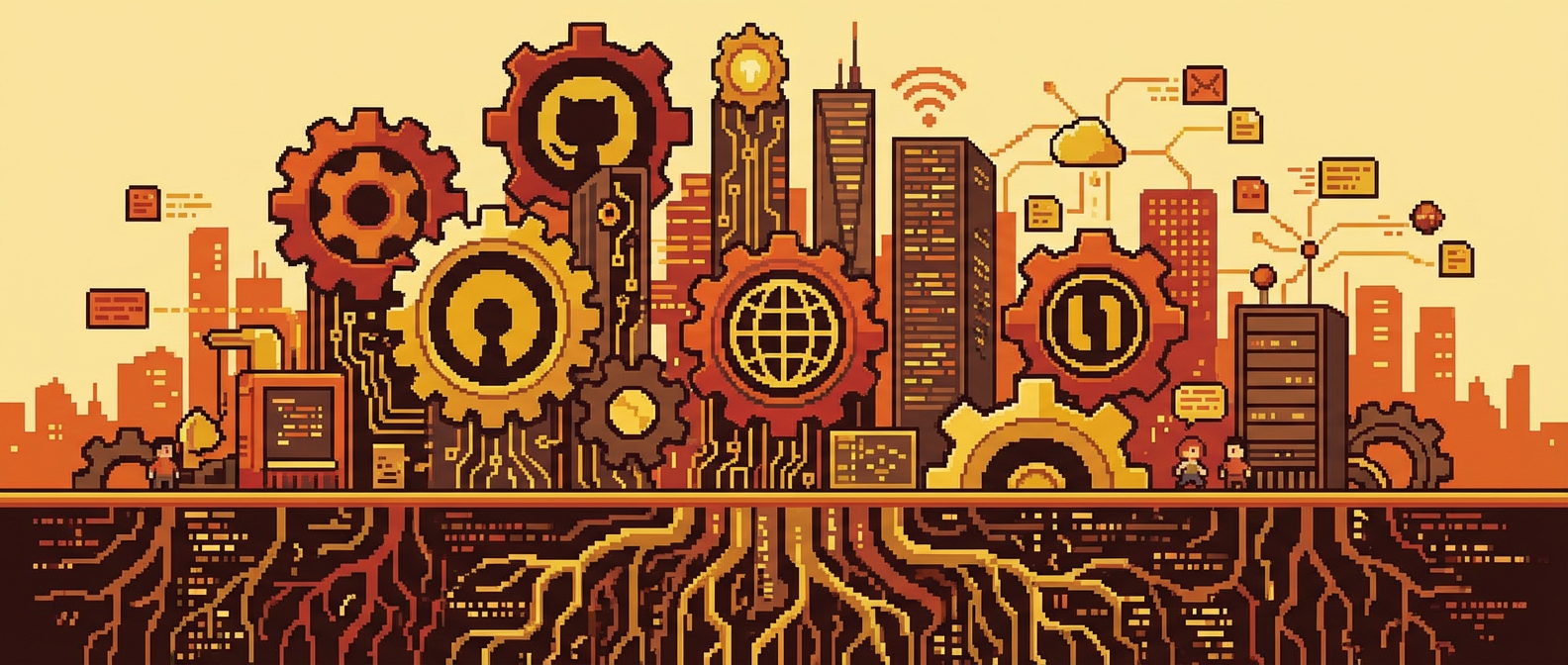 The Real Picture on Open source software sustaining modern infrastructure